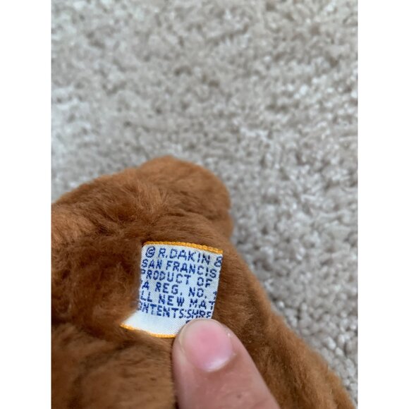 Vintage 1982 R. Dakin &‎ Co. Brown Plush RARE 18" Collectible w/ original tag - Picture 5 of 8